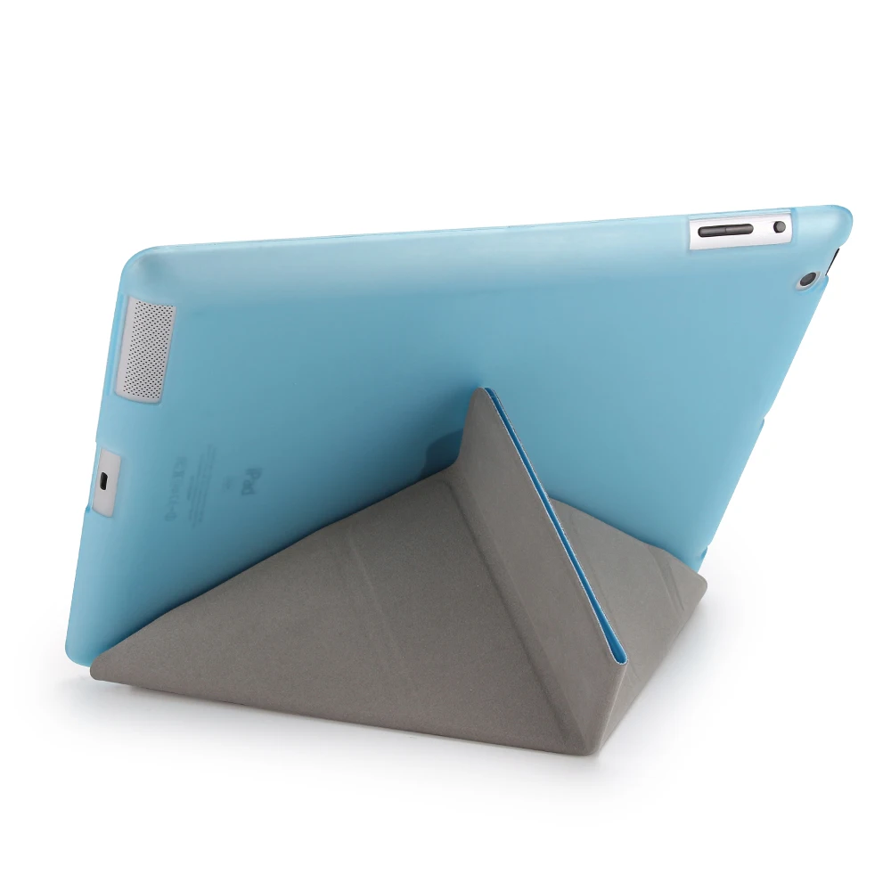 Чехол для iPad 2/3/4 A1460 чехол силиконовый мягкий задний флип-стенд с функцией автоматического сна/пробуждения из искусственной кожи смарт-чехол для iPad 3 4 2 Чехол
