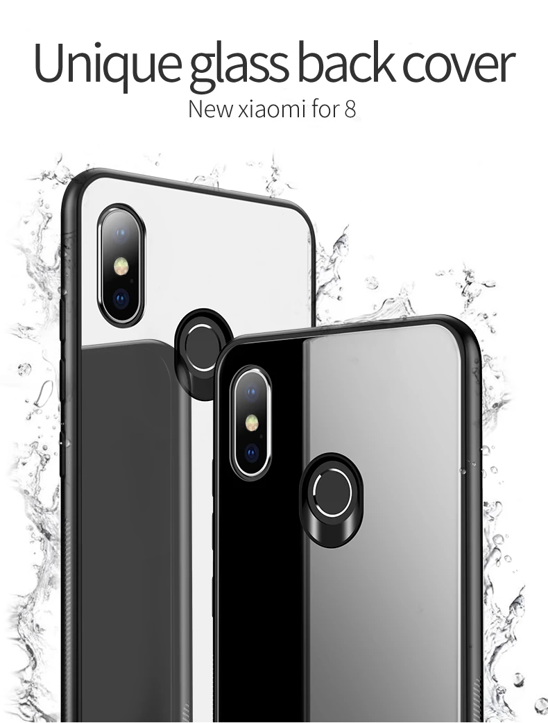 Xiaomi mi 9 Pro SE Lite чехол тонкий роскошный 8 силиконовая рамка rror стеклянная крышка Xio |