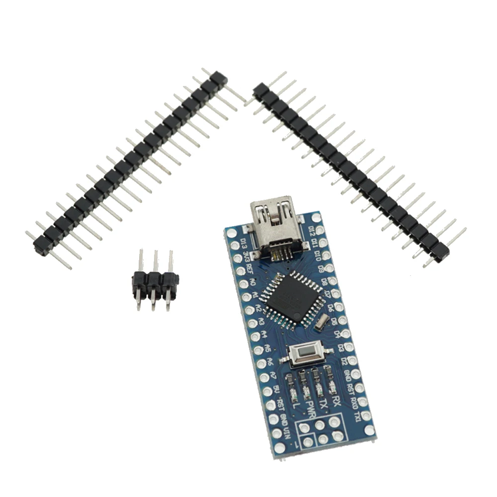 Nano V3.0 контроллер для Arduino ATMEGA328P оригинальный CH340 + USB кабель DIY стартовый набор