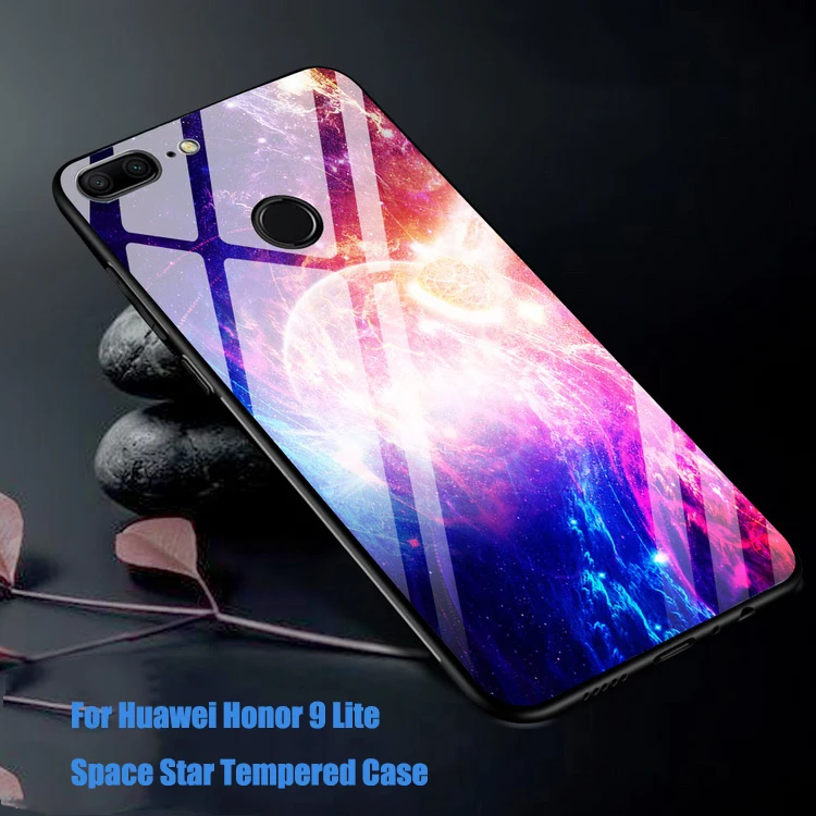 Чехол для Huawei Honor 9 Lite чехол из закаленного стекла со звездами и космосом huawei 10 8X 7A