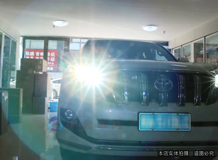 Автомобильный Стайлинг головная лампа для фары для Toyota Prado светодиодный- DRL Дневной ходовой светильник, направляющий Биксеноновые HID аксессуары