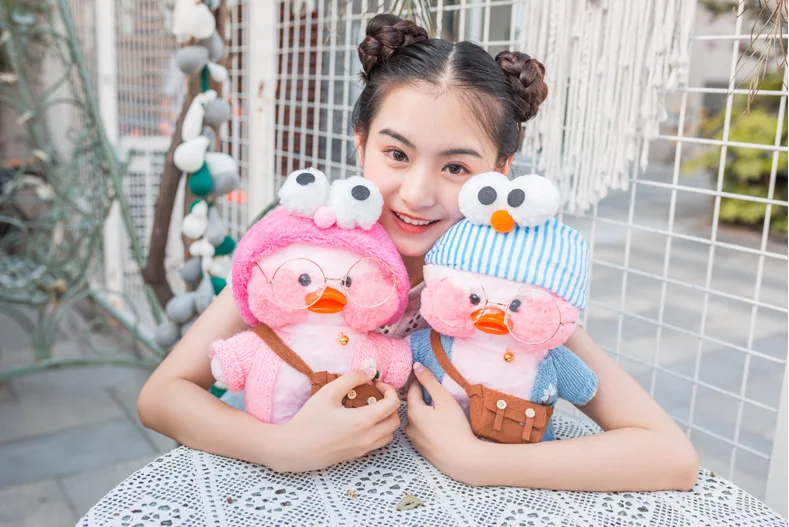 Новинка, кавайная утка, плюшевая игрушка, милое животное, желтая утка, мягкая кукла для волос, игрушка на Рождество, подарок на день рождения, украшение для девочек