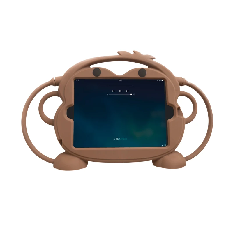 Чехол для планшета на заднем сиденье автомобиля, для Ipad Mini 1 2 3 4, держатель для подголовника, силиконовый чехол с рисунком для детей, детская домашняя кровать