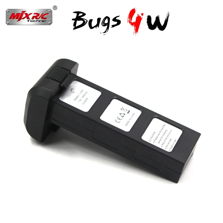 В наличии Оригинальные Mjx Bugs 4W B4W запчасти 7 6 v 3400 Mah Li po батарея для аксессуары Gps Rc