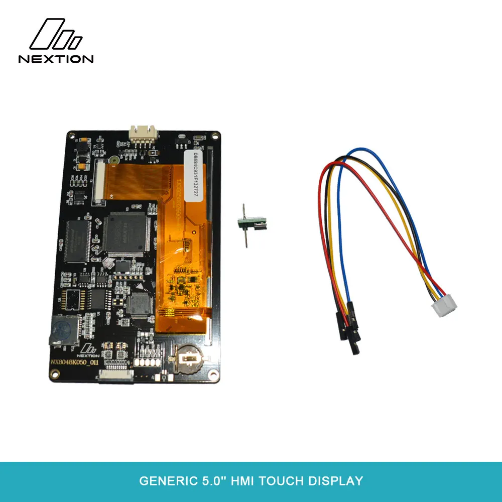 Nextion Enhanced NX8048K050-5,0 ''HMI lcd сенсорный дисплей модуль экран Встроенный RTC/Большая емкость вспышки/более быстрые часы с микроконтроллером
