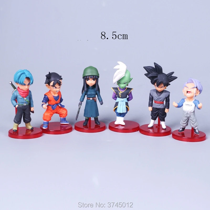 2018 Новинка 6 шт. Драконий жемчуг ПВХ фигурка Q Torankusu Son Gohan Goku Kakarotto модель игрушки