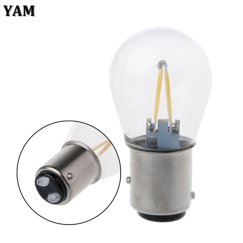 YAM 1157 Bay15d Led красный/белый DRL авто Стоп сигнал поворота Задний фонарь| |