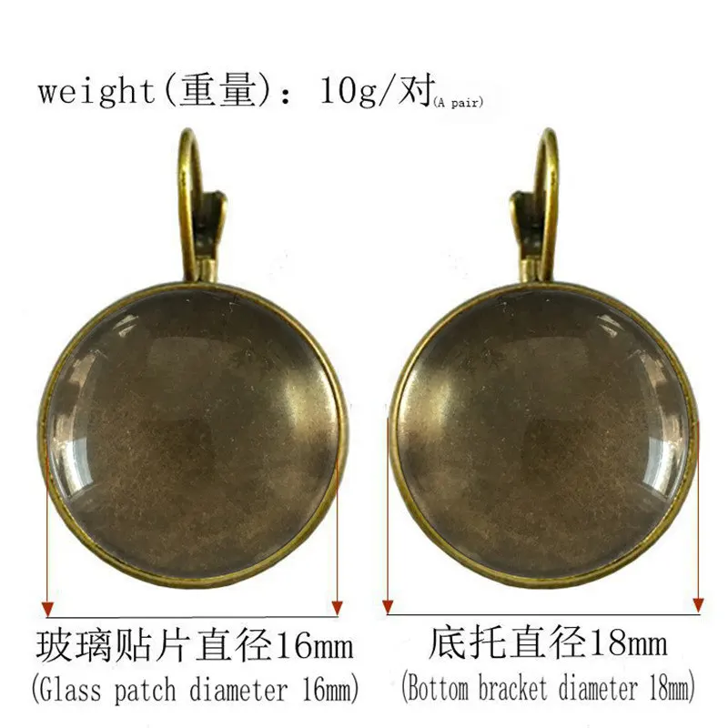 Новые модные женские серьги из искусственной хны винтажные антикварные золотого