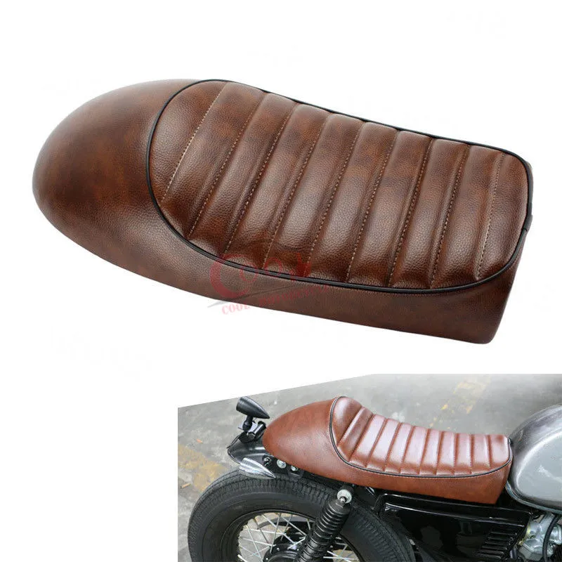 

Мотоциклетное седло для Кафе Racer, винтажное седло в стиле ретро, подходит для Yamaha SR400/500 XJ XS KZ Chopper на заказ