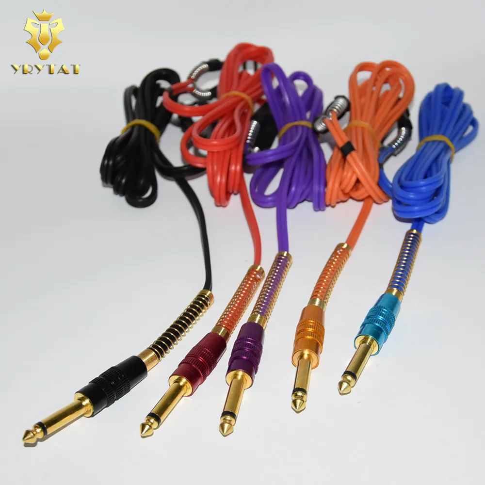 2017 YRYTAT изготовленный на заказ Топ силиконовый зажим для татуировки шнур набора