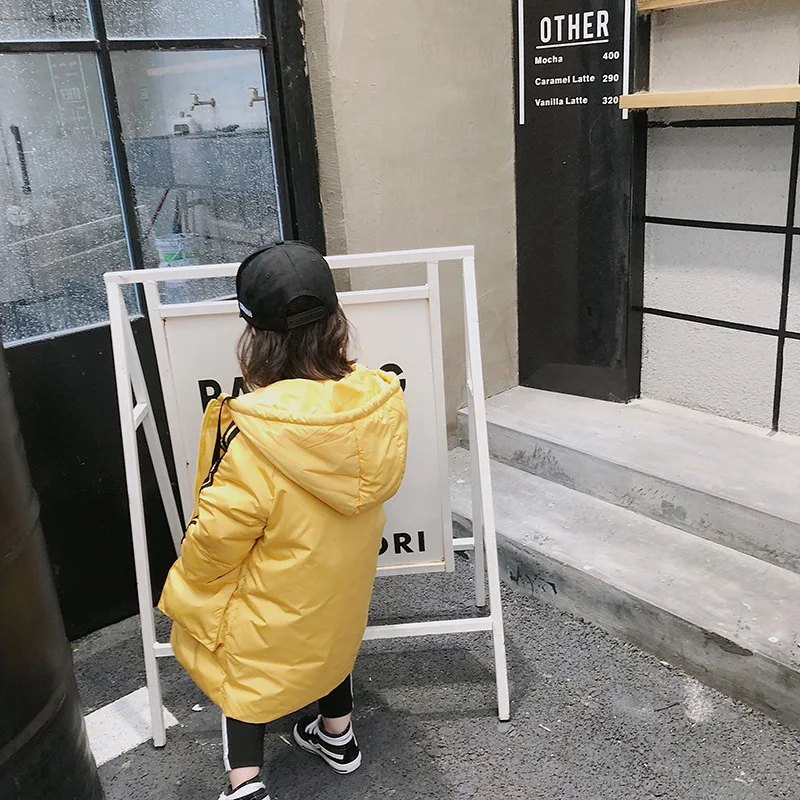 Warm Outwear Winter Jacket For Girls Clothes Down Hooded Fashion Kids Coat Children Clothing Girl Parkas Sport Boys Overcoat | Детская