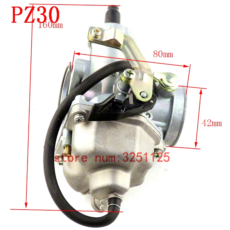 Мотоцикл Карбюратор Carb для PZ19 20 22 26 27 30 ручной кабель Chock fit 50cc-250CC Dirt Pit bike ATV Quad Go kart SUNL TAOTAO