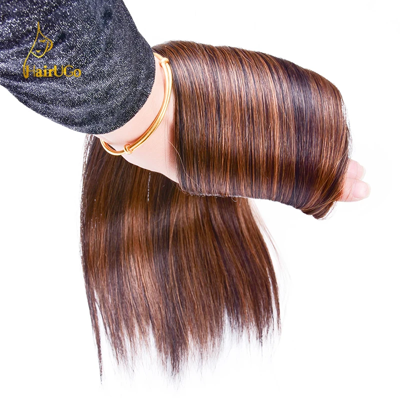 Hairugo волос предварительно цветные бразильские волосы утка Человеческие ткань