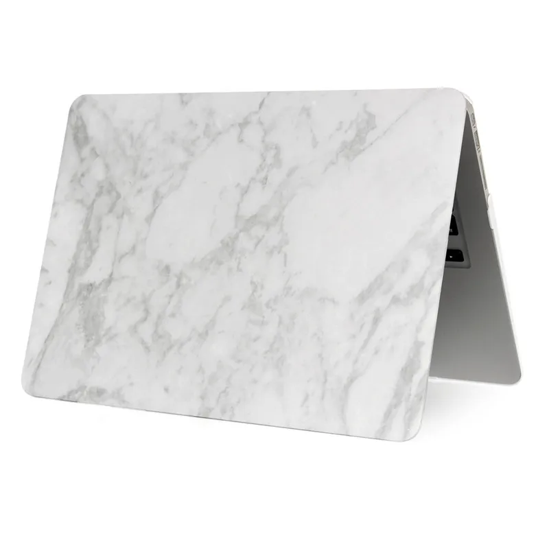 White Gray Новая записная книжка, жёсткий защитный чехол для MacBook Air 11 13 дюймов A2159 A1932 Pro 13 15 retina A1706 A1708 A1989 A1707 A1990 крышка - Цвет: White Gray