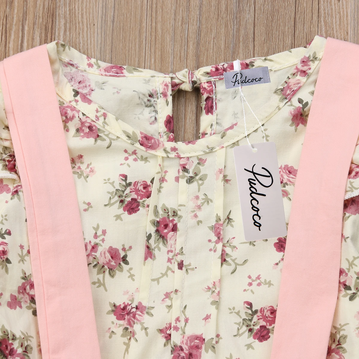 Новинка сезон осень милые топы с оборками и цветочным рисунком для новорожденных