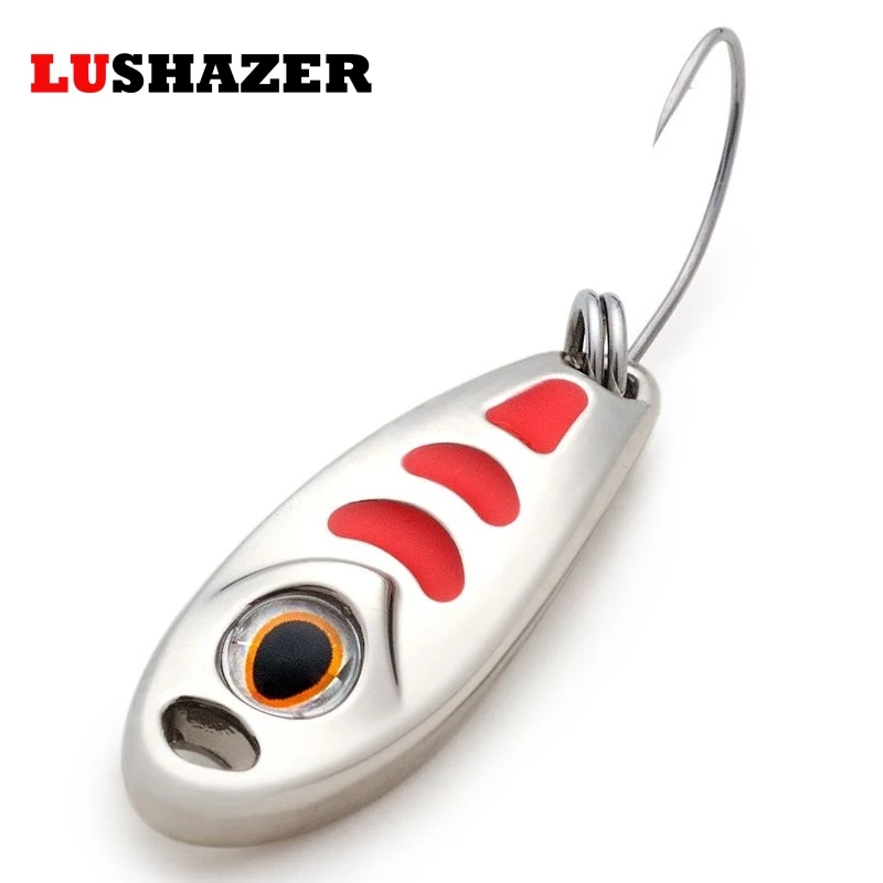 3 шт./лот бесплатная доставка рыболовная приманка ложка 1 5 г цвета металлическая