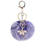 OTOKY 8 см милый танцующий женский брелок для ключей, брелок с помпонами, Прямая поставка 13 июня