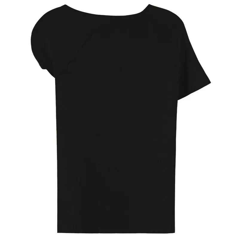 TWOTWINSTYLE футболка с открытыми плечами вязаная рюшами короткий рукав тонкая