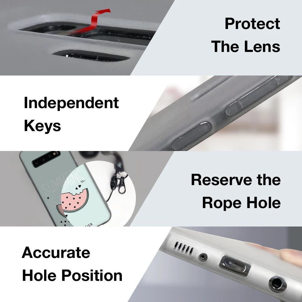 CASEIER арбуз для телефона с изображением героев мультфильмов Samsung Galaxy A7 A6 A5 A8 A9 2020