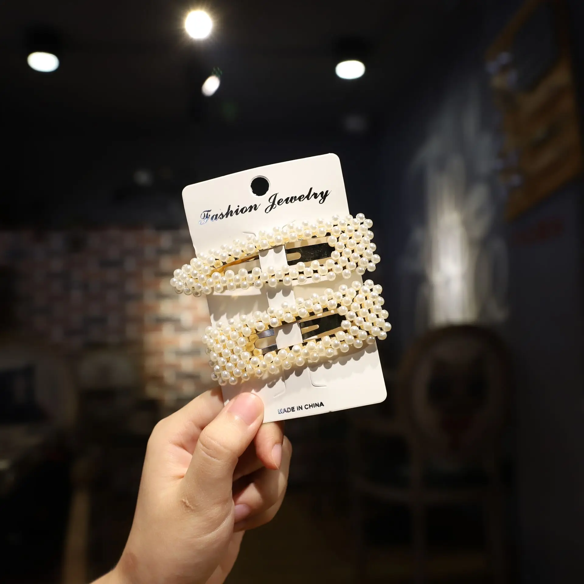 2019 Корея розовая ракушка шпильки винтажный геометрический Овальные Заколки для