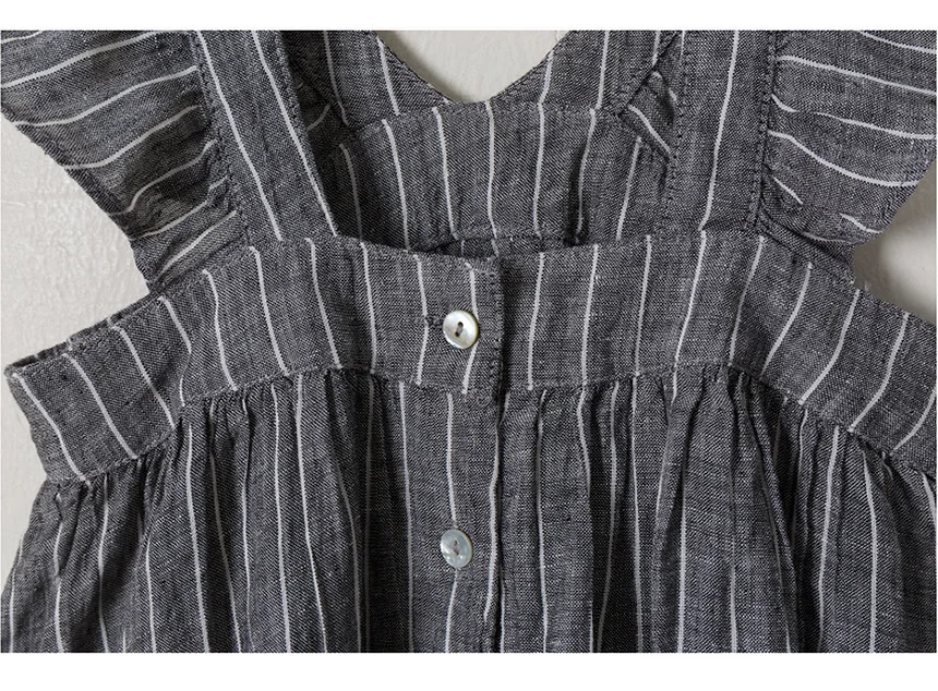 Новинка 2019 года повседневные платья для девочек милое платье в полоску