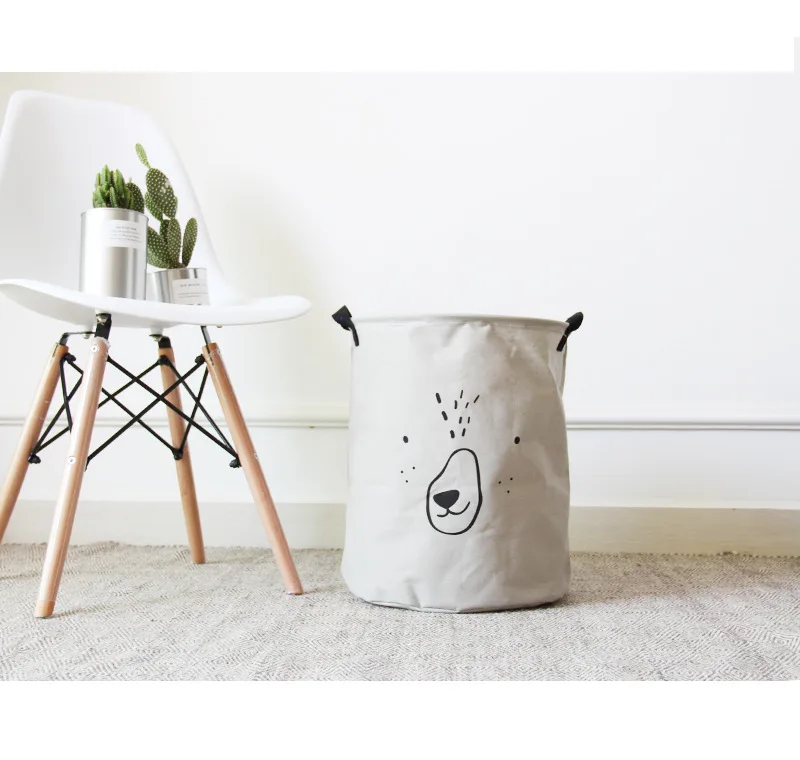 Новый мультфильм складной корзина для белья одежда получать ведро игрушки