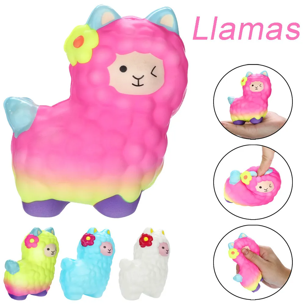 Squishy Хлюпать очаровательны ламы коврик с запоминанием формы фруктов ароматический крем Squeeze игрушки антистрессовые гаджеты стресса игрушка W504