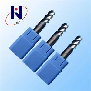 Jf D3 * 12 75 2F твердосплавные концевые фрезы 45HRC 2 флейты алюминий 45 Deg без покрытия