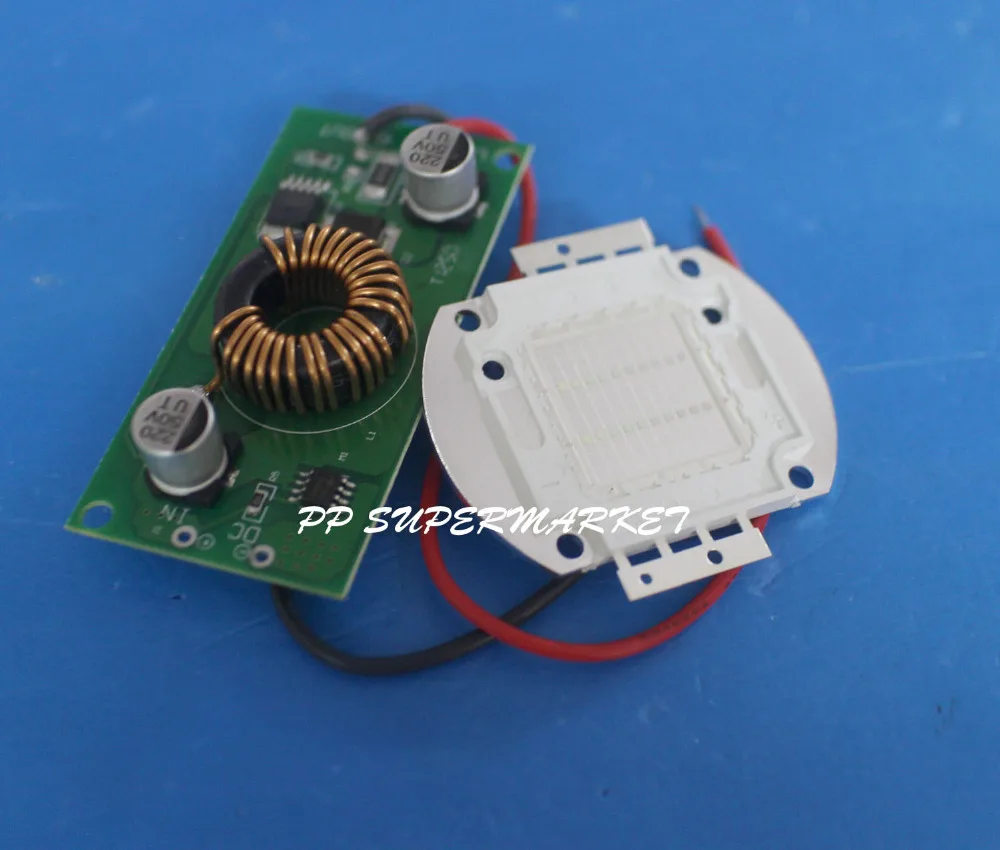 20 Вт 395нм Ультрафиолетовый светодиод высокой мощности + Драйвер DC12v для аквариума