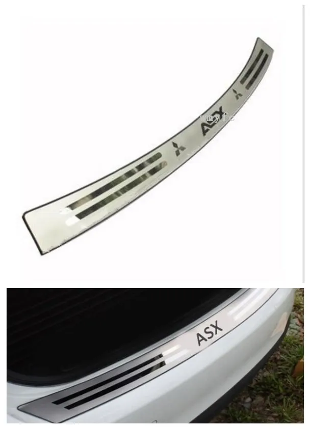 

car-styling Stainless steel After the guard back shrouds Rear Bumper Sill fit For Mitsubishi ASX 2010-2016 car accessories