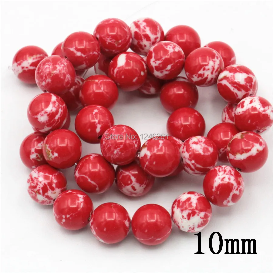 Новое поступление от YOUCAIHUA оптовая продажа красный король турецкий камень бусины