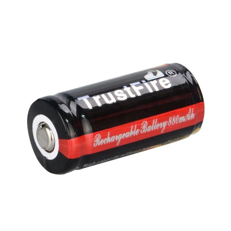 2 шт./лот 3 7 V 880mAh 16340 CR123A батарея высокой емкости литий ионная литиевая для