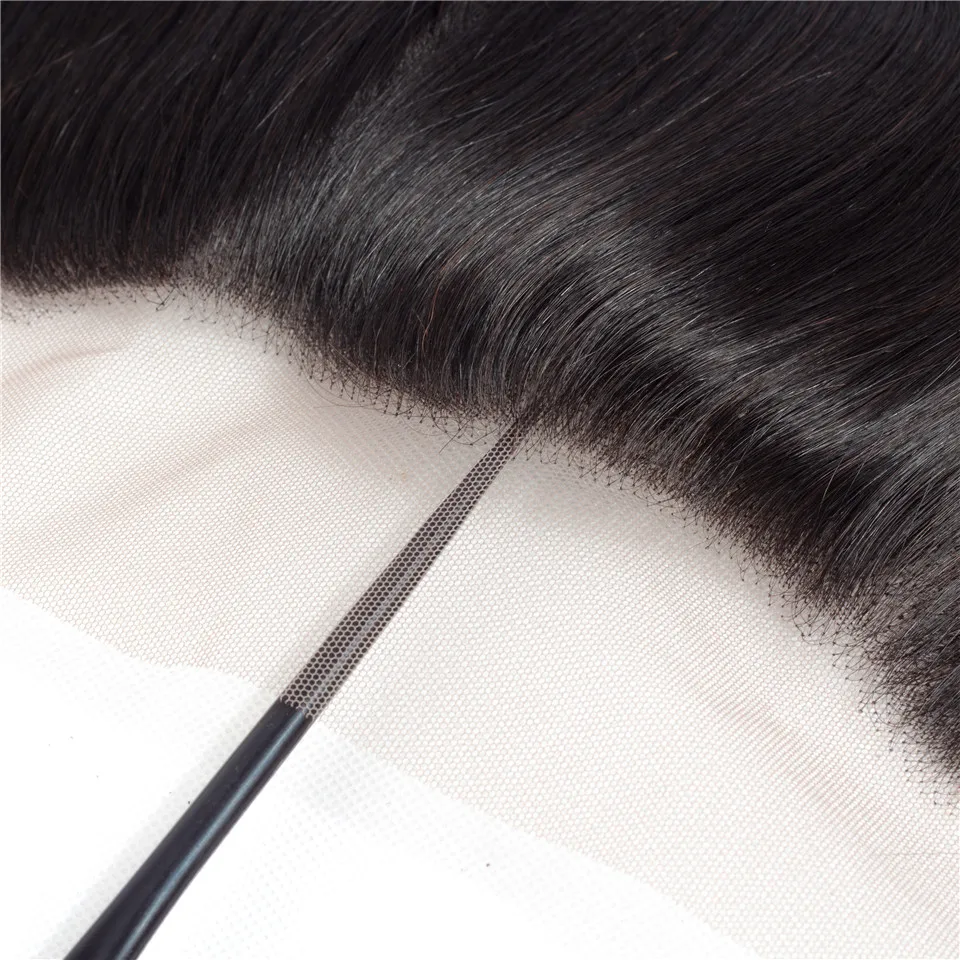 Камбоджийские волосы 3 Связки с фронтальным закрытием тела волна пучки волос Remy