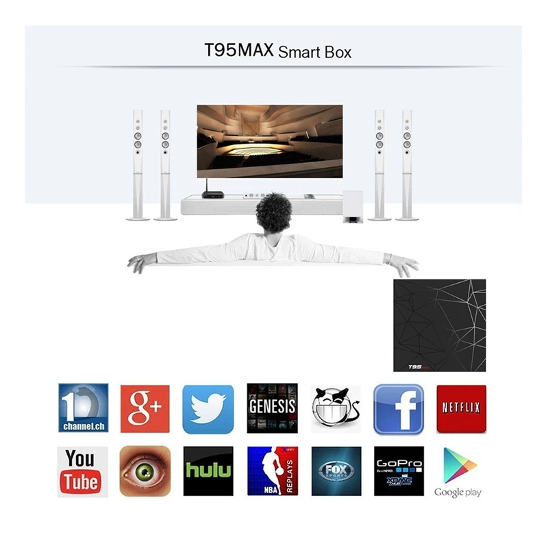 Android 9 0 Tv Box T95 Max Smart Allwinner H6 Quad Core 6K Hdr 2 4 Ghz Wifi G Oogle Player T95Max телеприставка (вилка