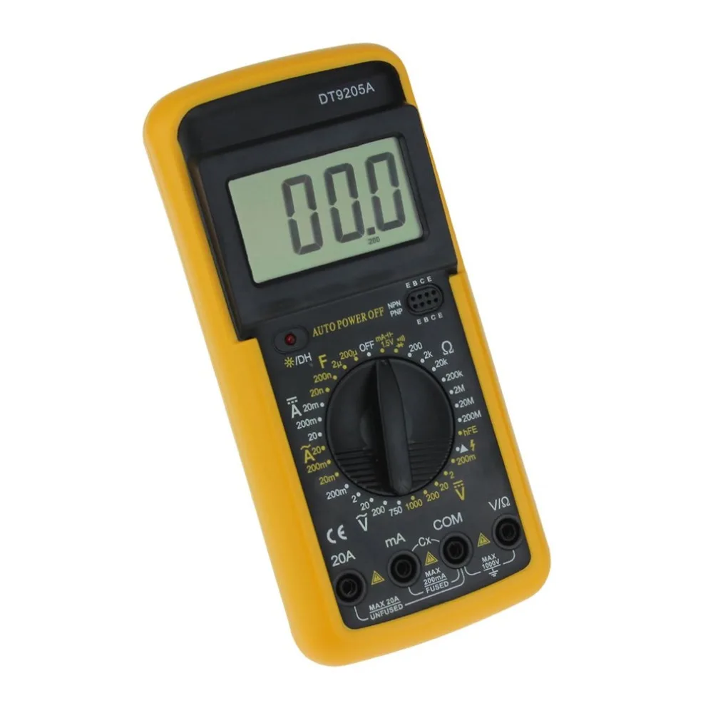 DT 830D мини карманный цифровой мультиметр 1999 отсчетов AC/DC Вольт Ампер hFE тестер