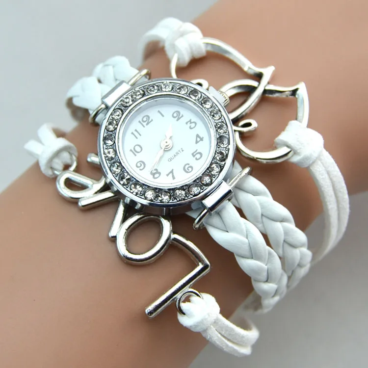 Новый дизайн модные цифровые наручные часы для девочек ремешок с сердечком