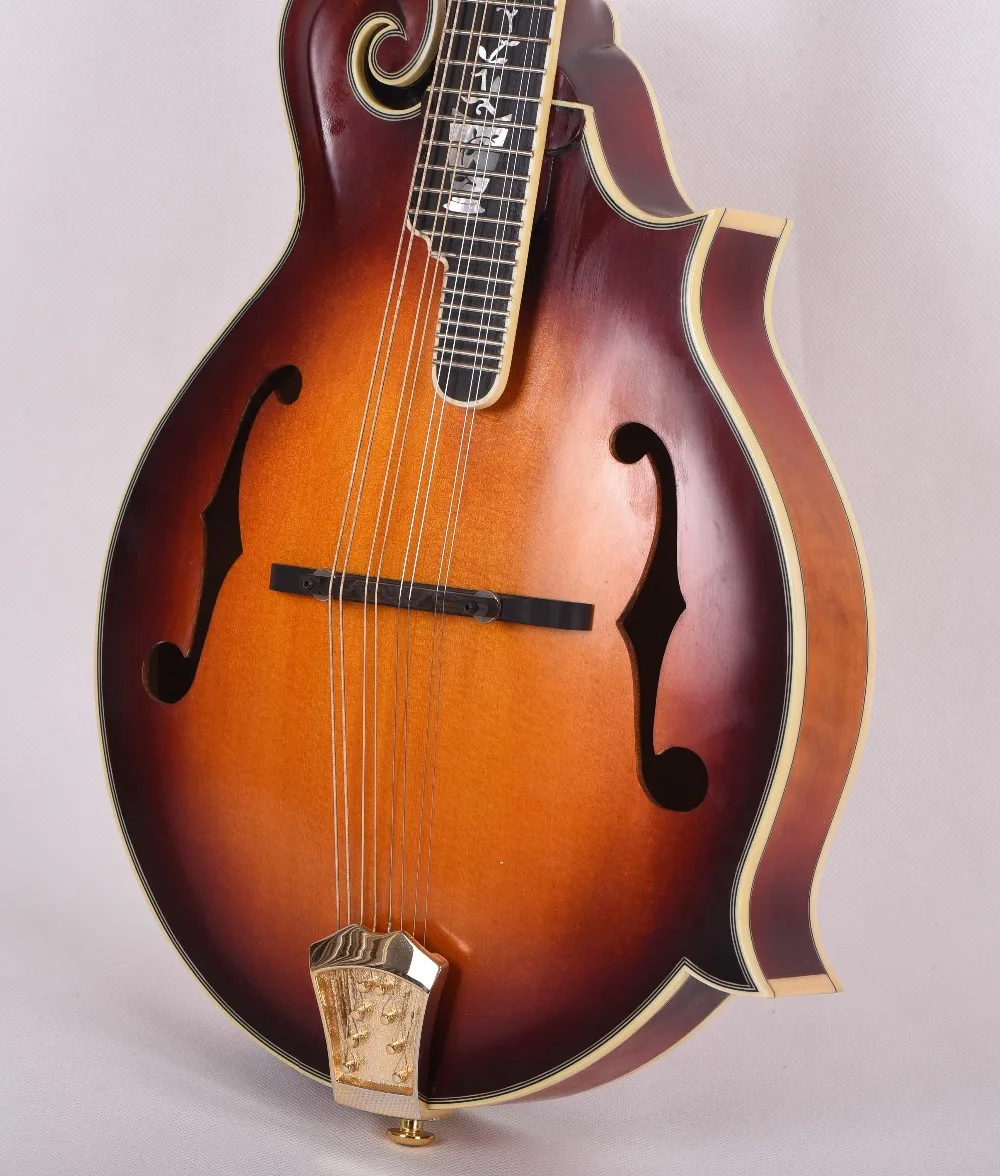 Feeling Handmade F sytle mandolins Западный инструмент, завод прямой, 200DF Массив ели Топ