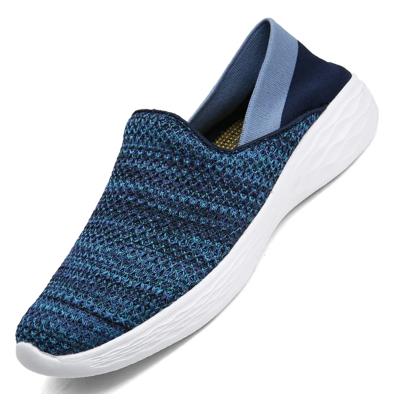 9901 Blue PINSEN/; весенние женские кроссовки; обувь из дышащего сетчатого материала; женские Балетки без застежки; лоферы на плоской подошве; женская обувь; криперы; Zapatos mujer - Цвет: 9901 Blue