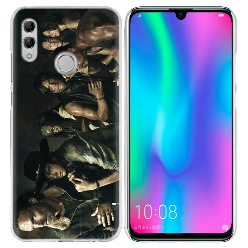 08 Чехол "Ходячие мертвецы зомби" для huawei Honor 8X Y9 9 10 Lite Play 8C 8S 8A Pro V20 20i 10i Y6 Y7 жесткий чехол для телефона из поликарбоната - Цвет: 08