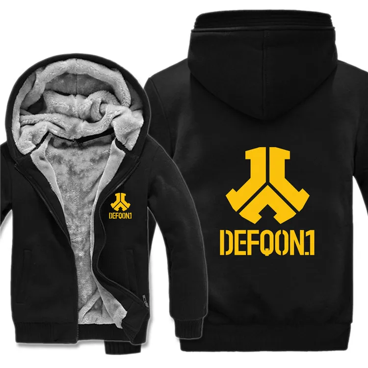 Большие размеры 5XL мужские толстовки новые Defqon 1 толстовки куртки зимние мужские повседневные толстые флисовые популярные хип хоп толстовки - Цвет: 7