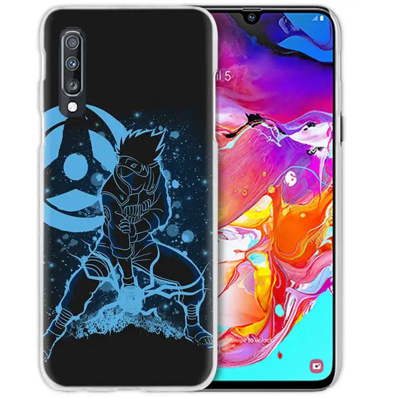03 Героя аниме «Наруто Какаси из аниме «чехол для samsung Galaxy M40 A50 A80 A70 A60 A40 A30 A20e A10 J4 J6 плюс J8 S10e жесткий чехол с рисунком из аниме чехол для телефона - Цвет: 03
