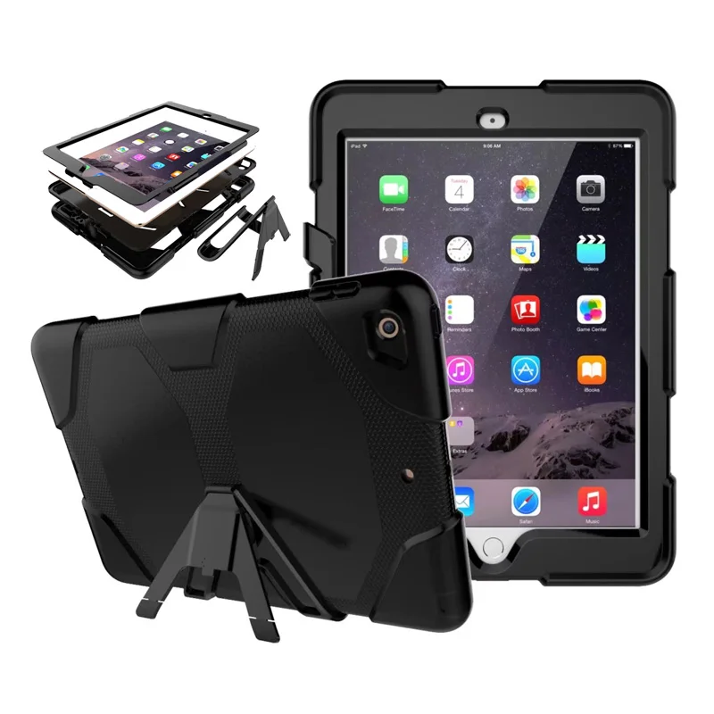 Чехол-подставка для iPad 9 7 2017 Pro Hybrid Armor PC силиконовый чехол 20 шт./лот компанией DHL Fedex