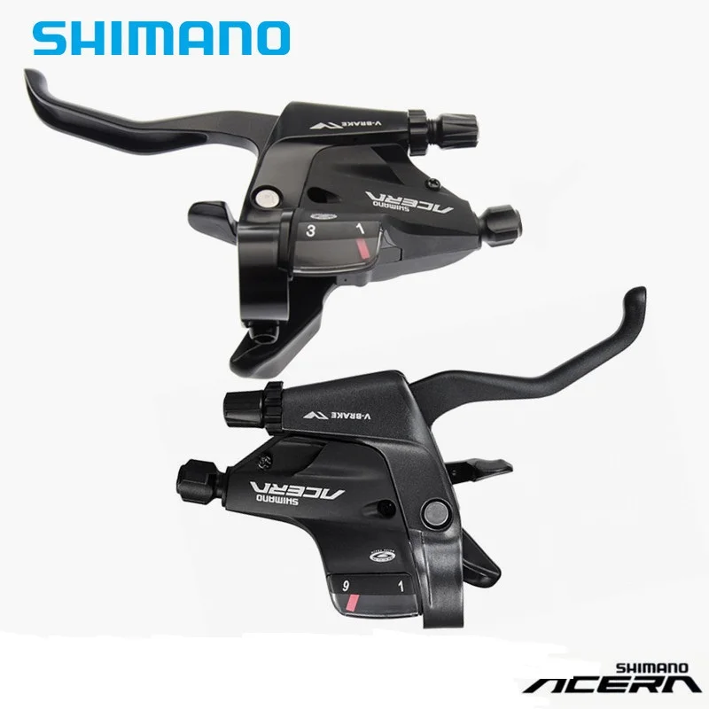 Shimano ST M390 рычаг переключения передач/тормоза 9 скоростей|Велосипедный