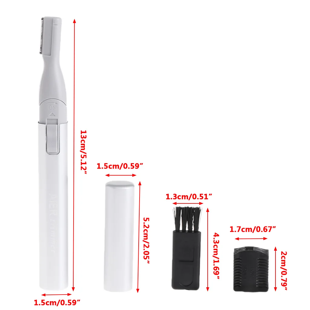 

Electric Body Nose Nasal Ears Eyebrow Facial Hair Clipper Trimmer Shaver Remover