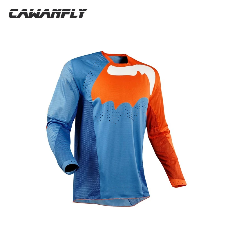 Новый продукт 2018 летние длинные рукава Moto Джерси MX MTB Off Road горный велосипед DH