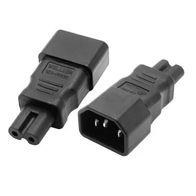 Адаптер питания переменного тока IEC C14 в C7 адаптер C14/C7 штепсельной вилки 3Pin Female В
