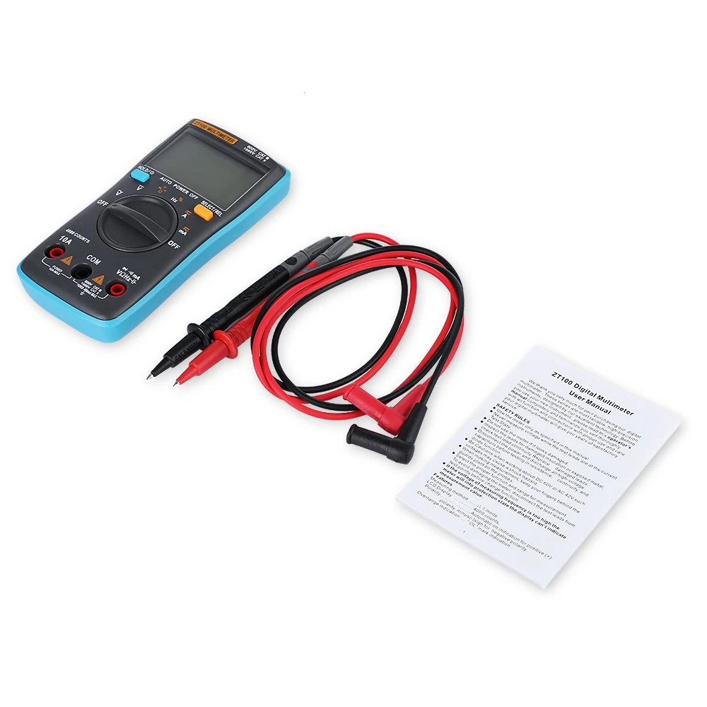 Новое поступление ZT100 Автоматический диапазон цифровой мультиметр