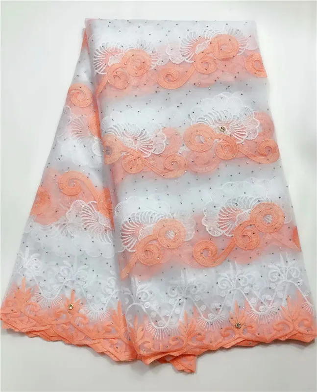 Новинка 2019 французские кружева ткани высокого качества тюль с камнями