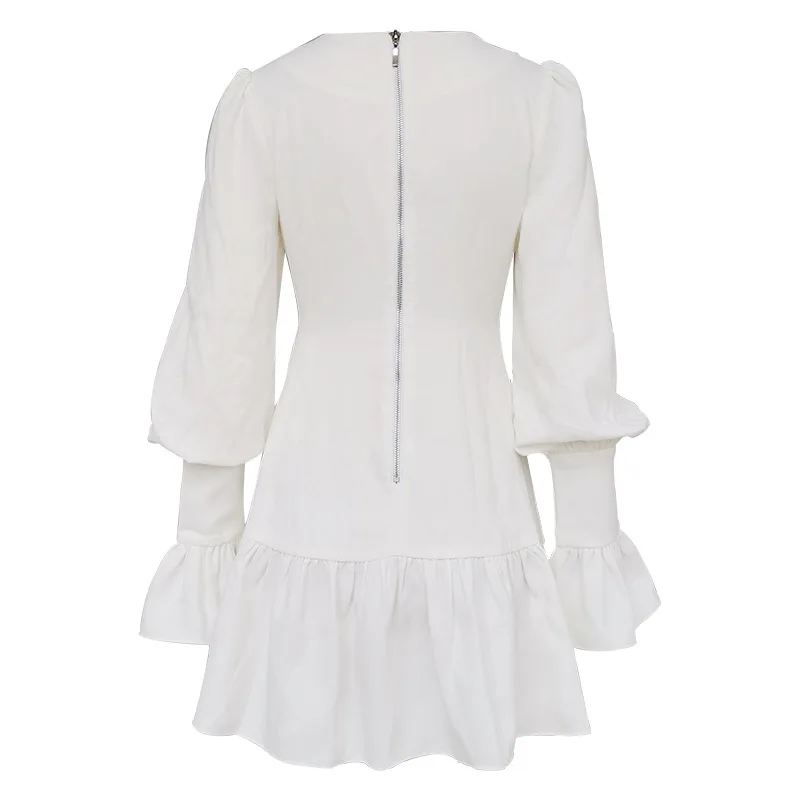 Высшее качество Парижская мода 2020 дизайнерское платье женское с длинным рукавом