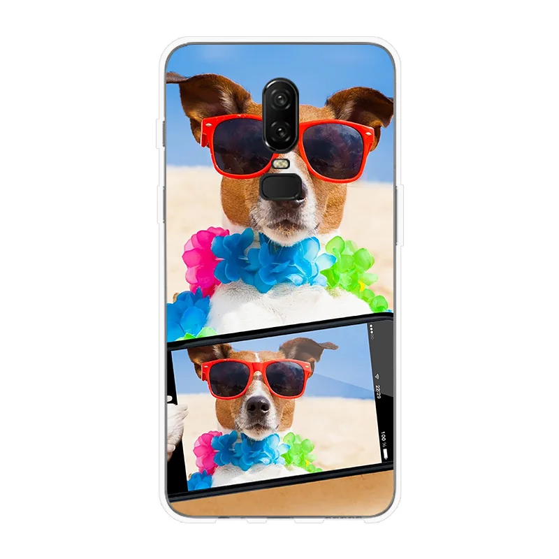 Phone case For OnePlus 5 5T 6 6T Soft Cover Cute Pet Dog Patterned Silicone Shell Cases T Case |